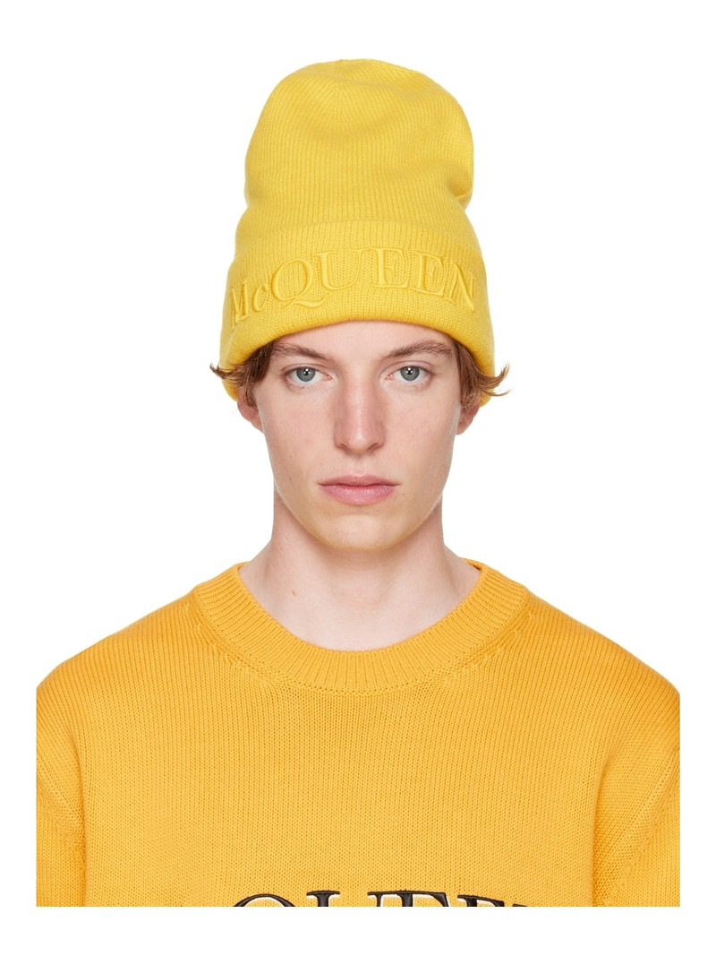 Yellow Logo Beanie - 1