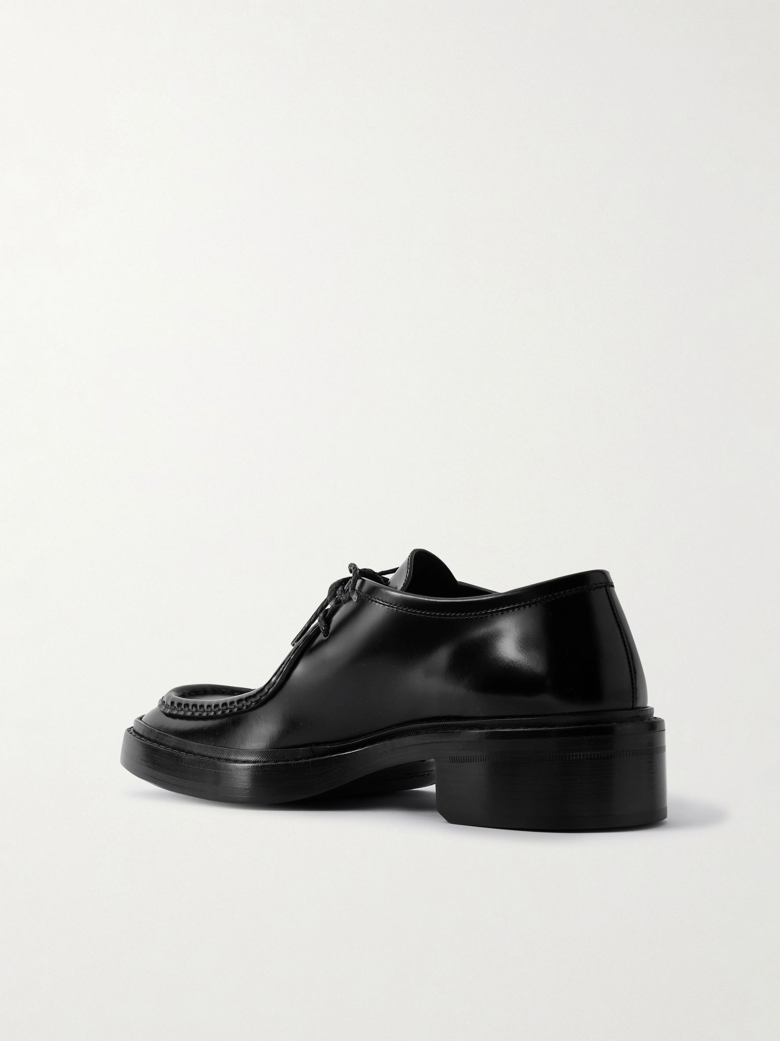New Bourbon Patent-Leather Brogues Black - 4