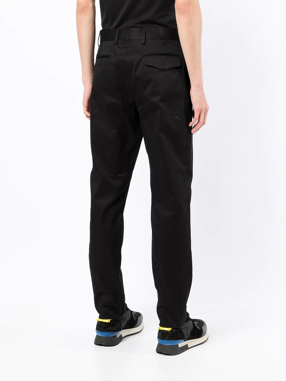 concealed-front fastening trousers - 4