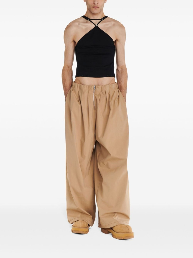 Dion Lee stud-detailed cotton top outlook