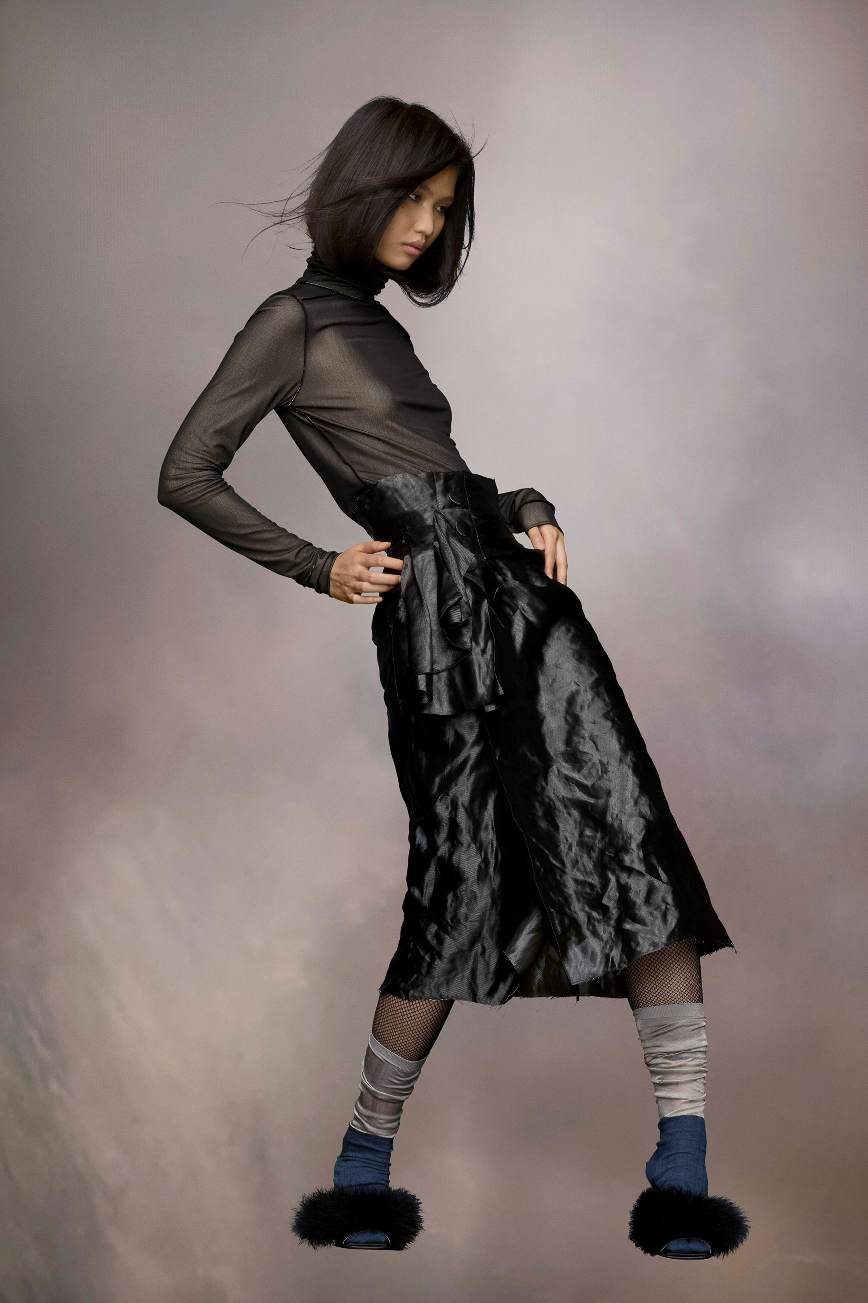 Metal silk skirt - 3