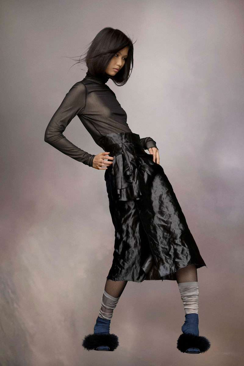 Metal silk skirt 3