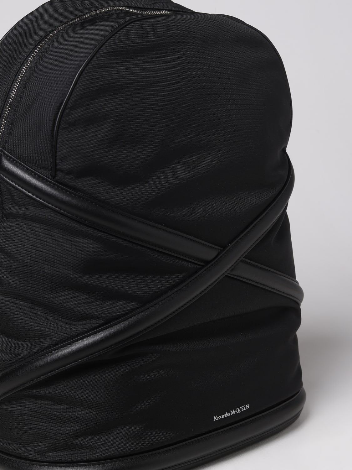 Harness Alexander McQueen backpack in nylon - 3
