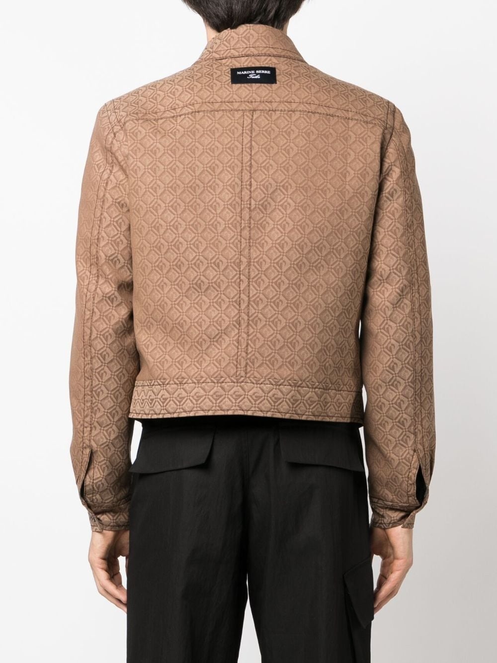 zip-up printed jacket - 4