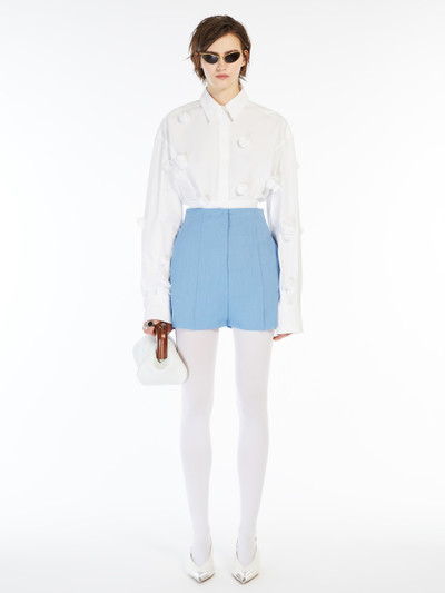 Sportmax BISOUS Oversized shirt with 3D rose detail outlook