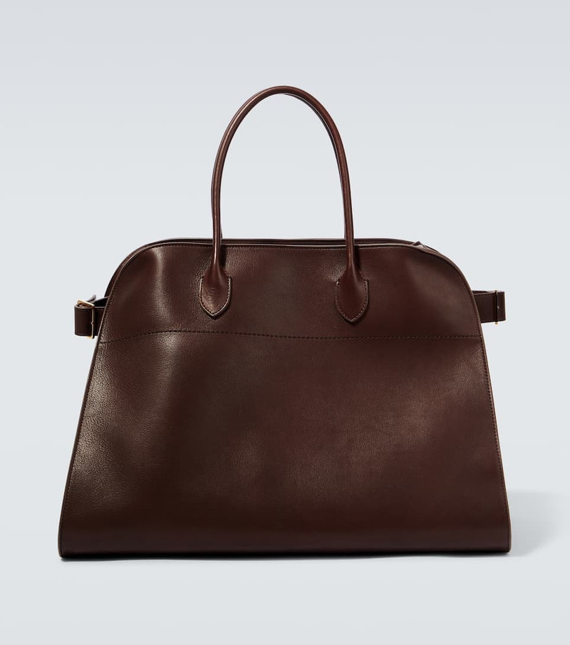 Soft Margaux 17 leather tote bag 1