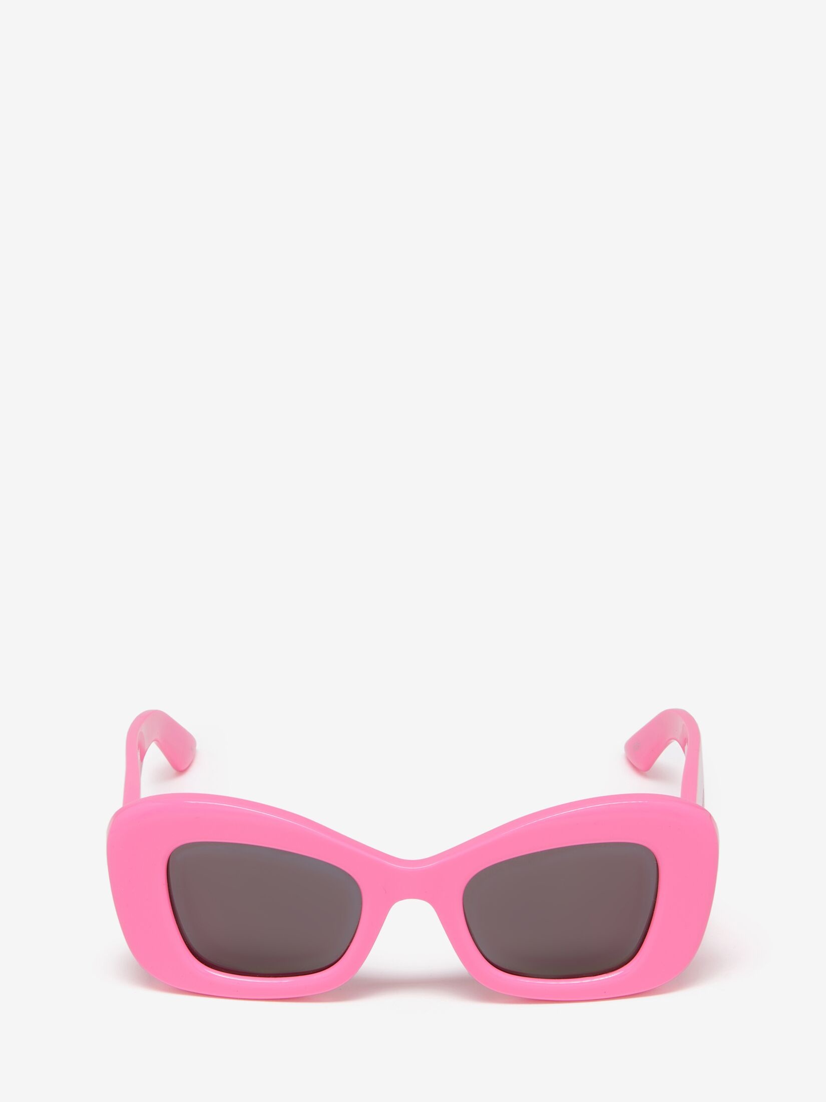 Women's Bold Cat-eye Sunglasses in Pink/smoke - 1