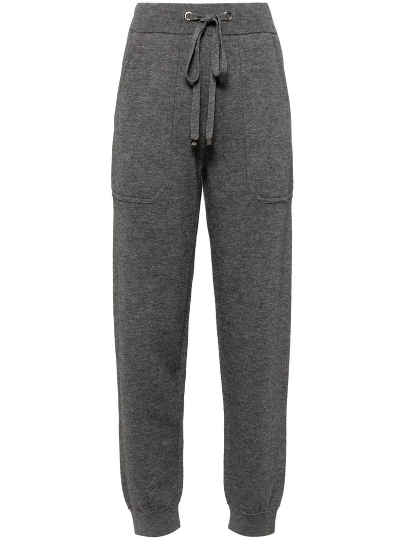 knitted tapered trousers 1