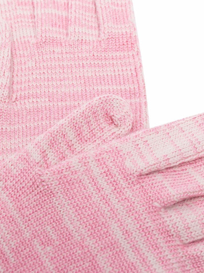 Missoni zigzag-cuffs knitted gloves outlook