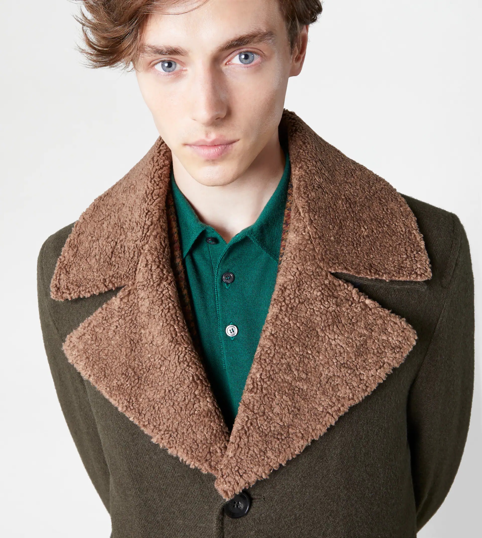 SHETLAND COAT - BROWN - 5