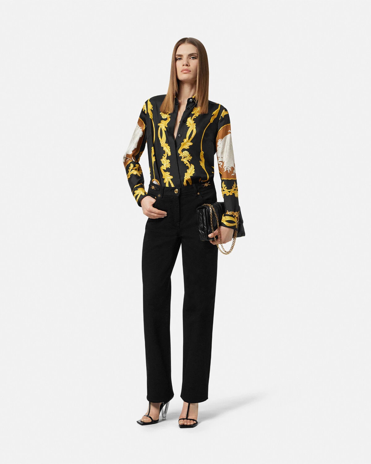 Cameo Silk Shirt - 2