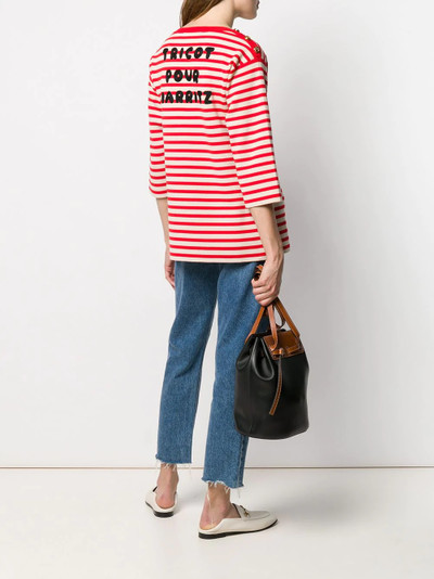 GUCCI Biarritz-appliqué knitted top outlook