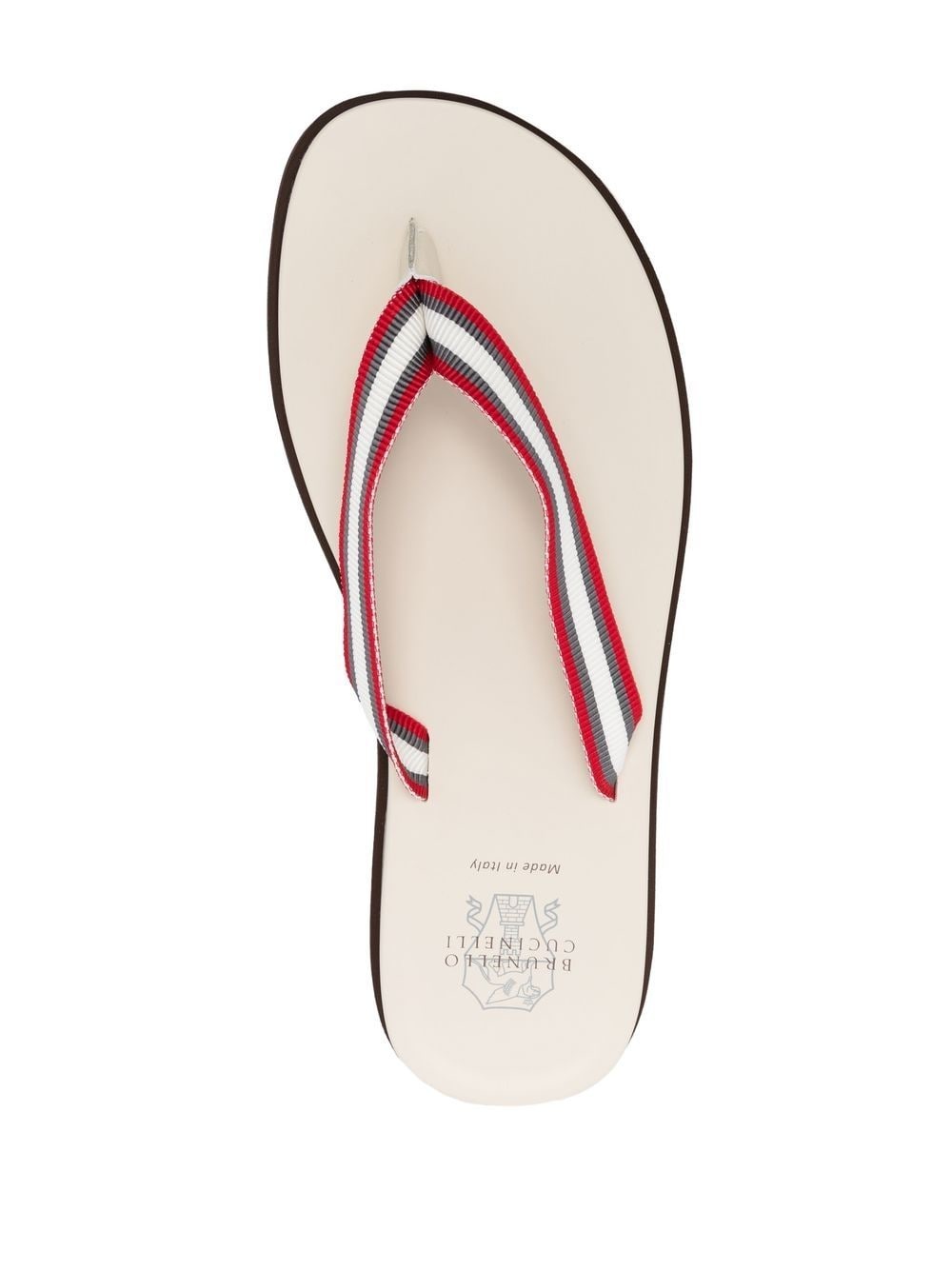 thong-strap flat flip flops - 4