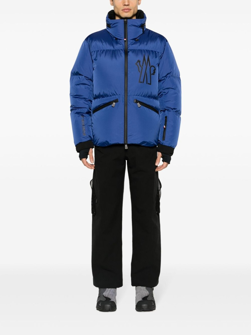 Moncler Verdons logo-print hooded jacket outlook