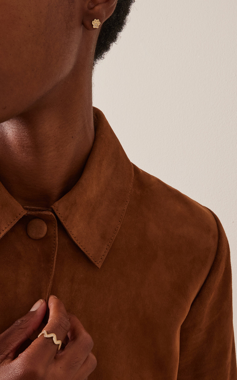 SYDNEY EVAN 14k Yellow Gold Diamond Earrings gold outlook