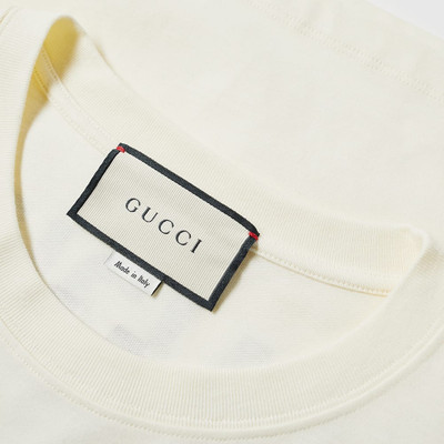 GUCCI Gucci Spike Mask Print Logo Oversized Tee outlook