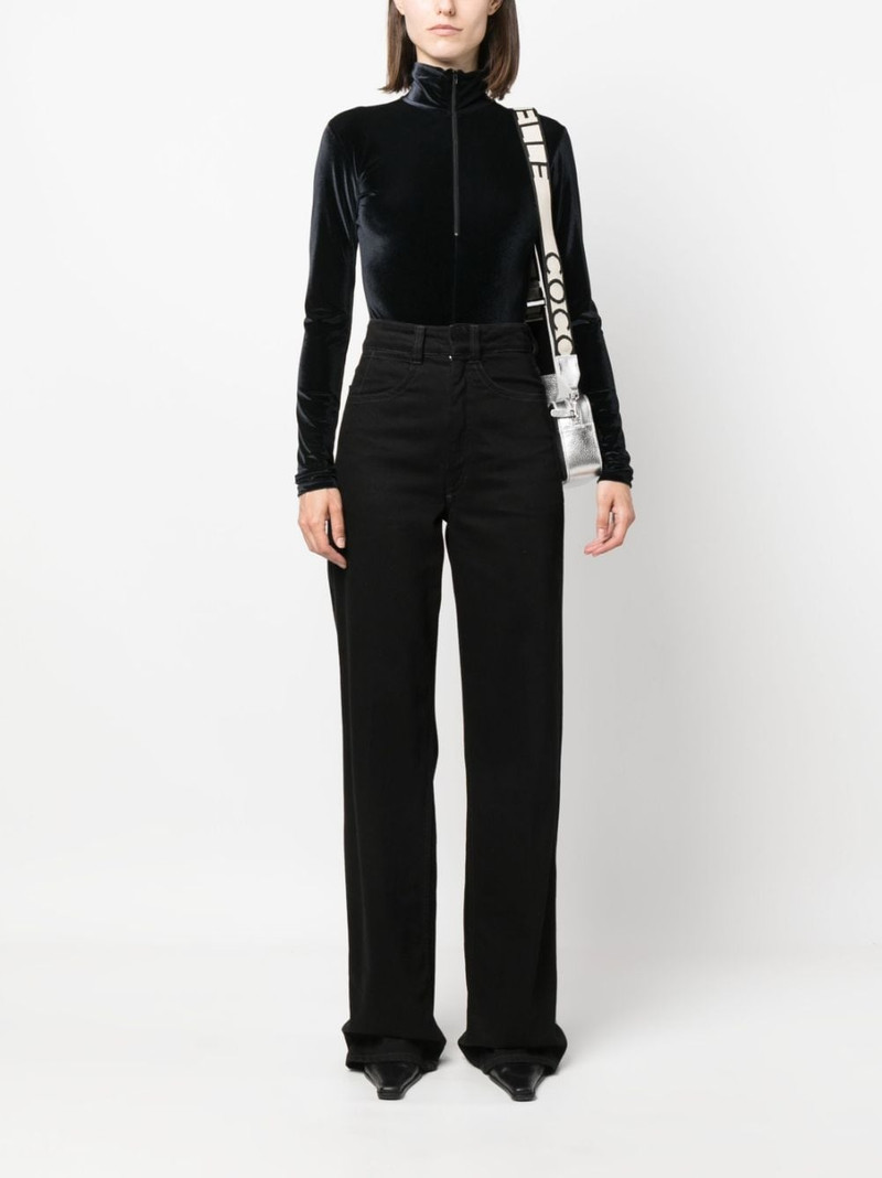 FILIPPA K zip-up velvet body outlook