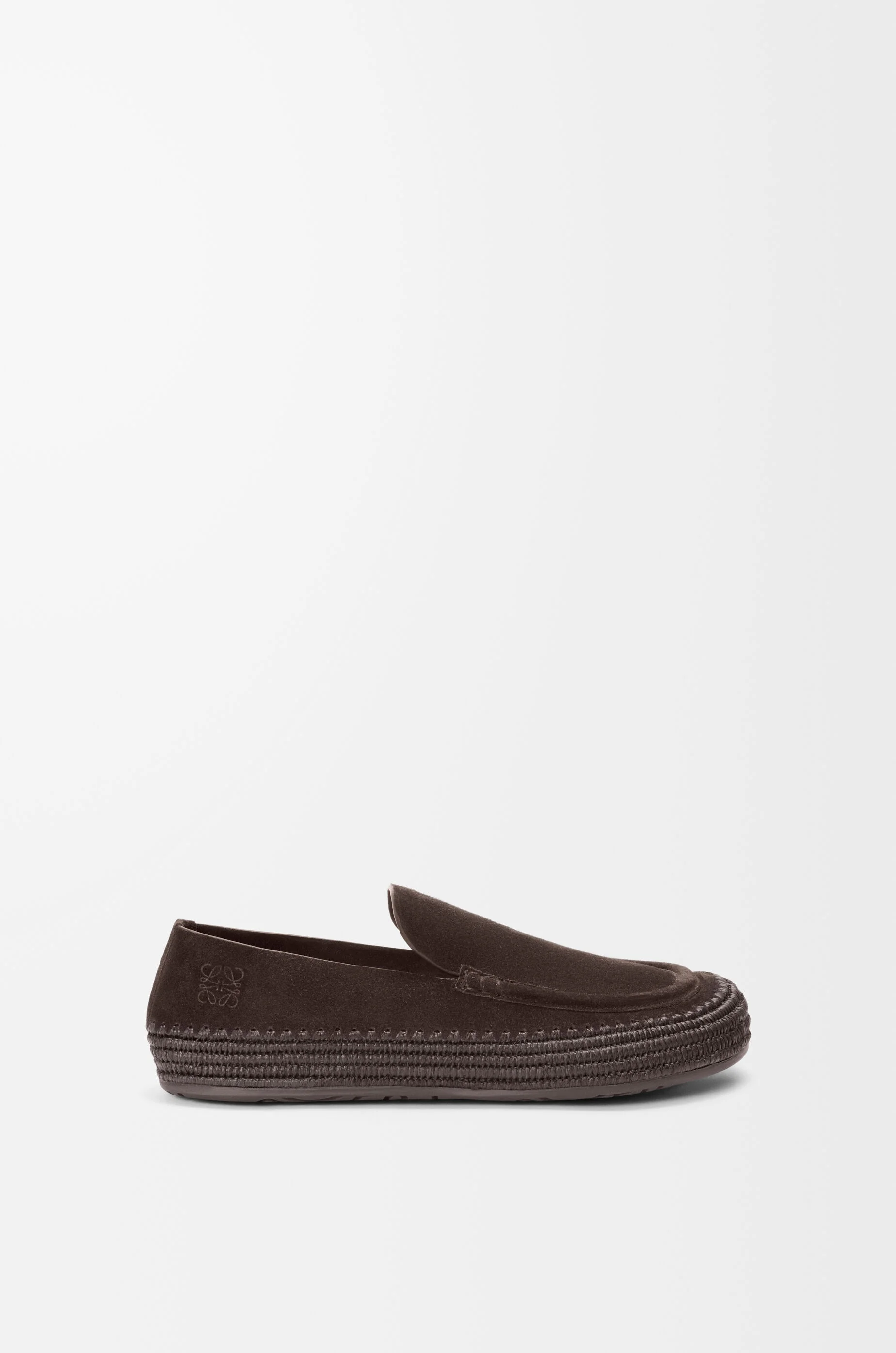 Rio loafer in suede and raffia - 1