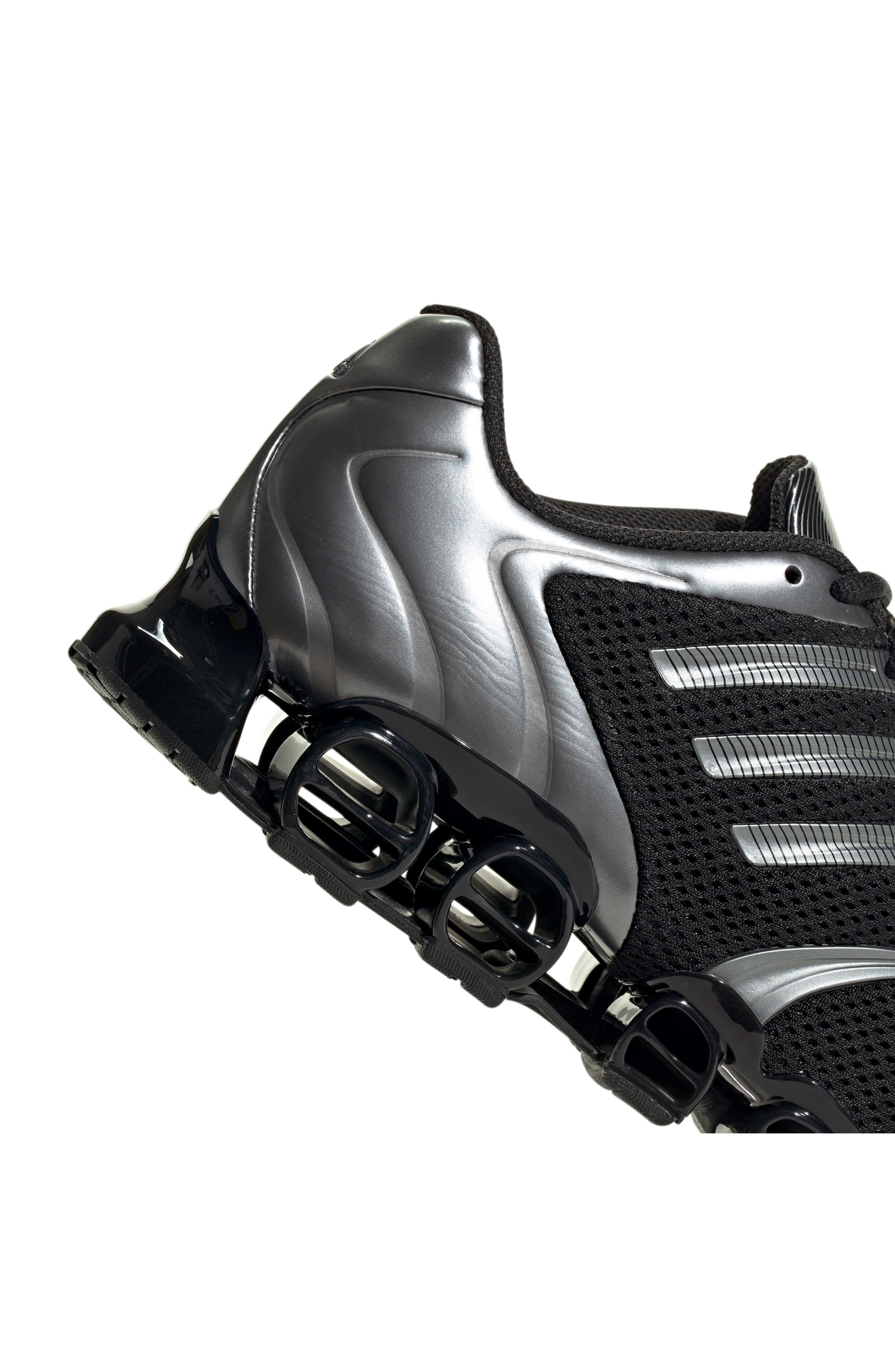 adidas Mega Ghostride Sneaker in Black/Iron Metallic/Black at Nordstrom - 7