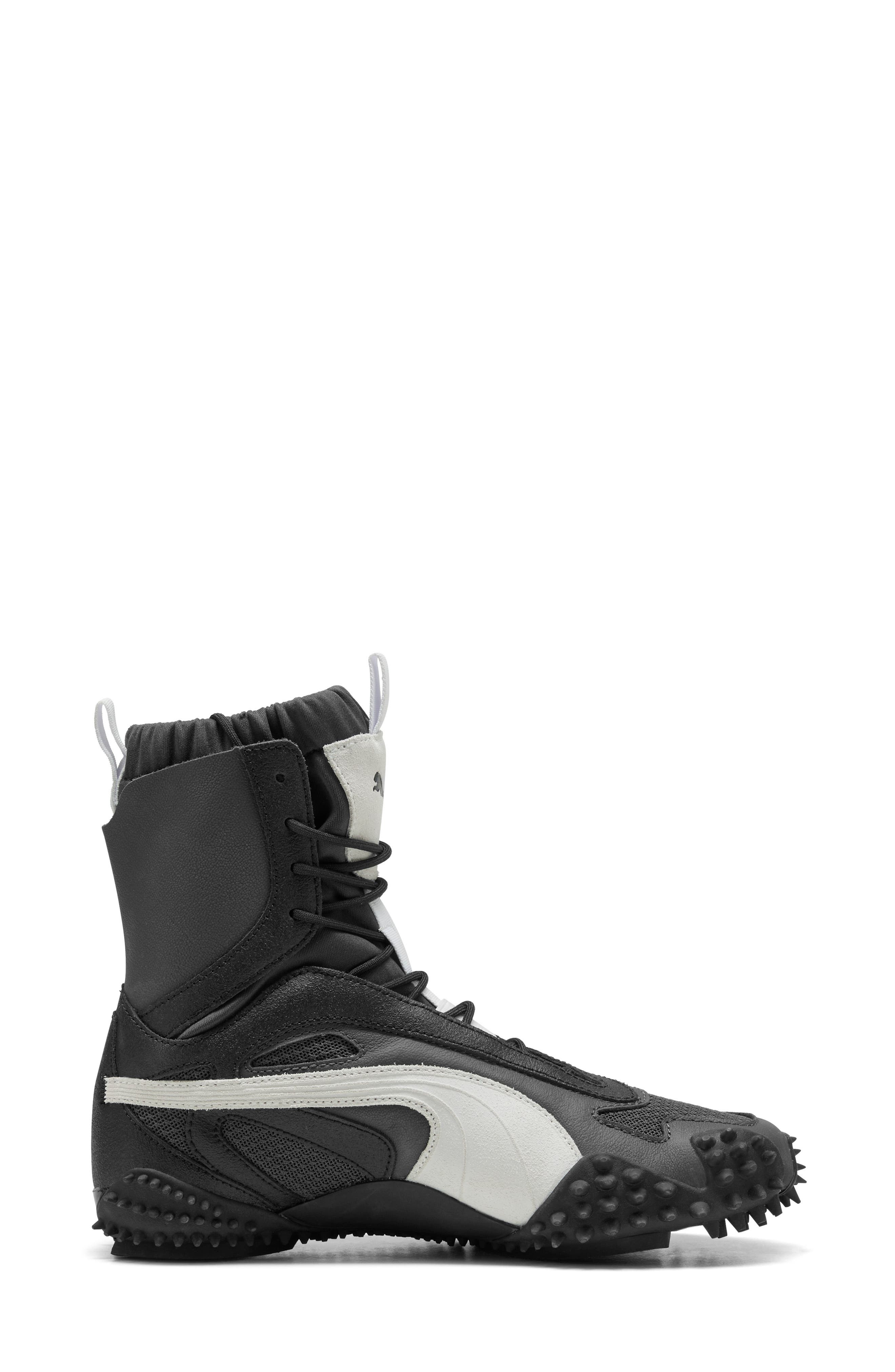 PUMA Mostro Mid Sneaker Boot in Puma Black/Puma White at Nordstrom - 4