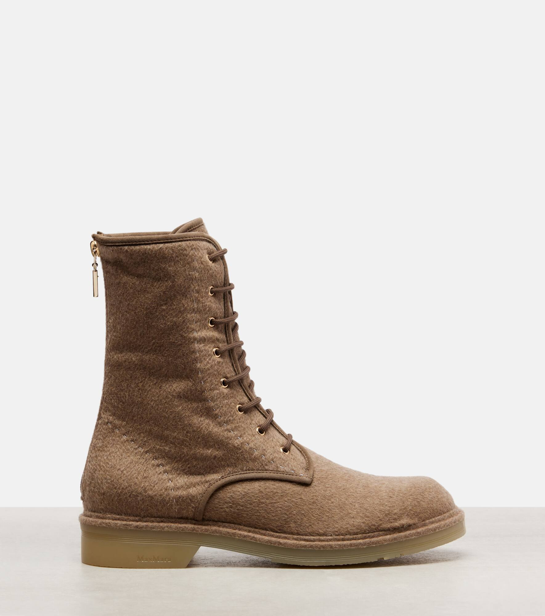 Baker cashmere combat boots - 4