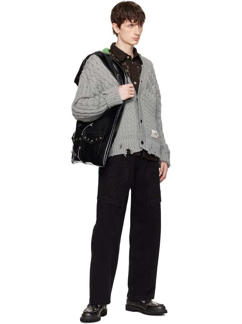 Andersson Bell Black Western Mary Jane Loafers outlook