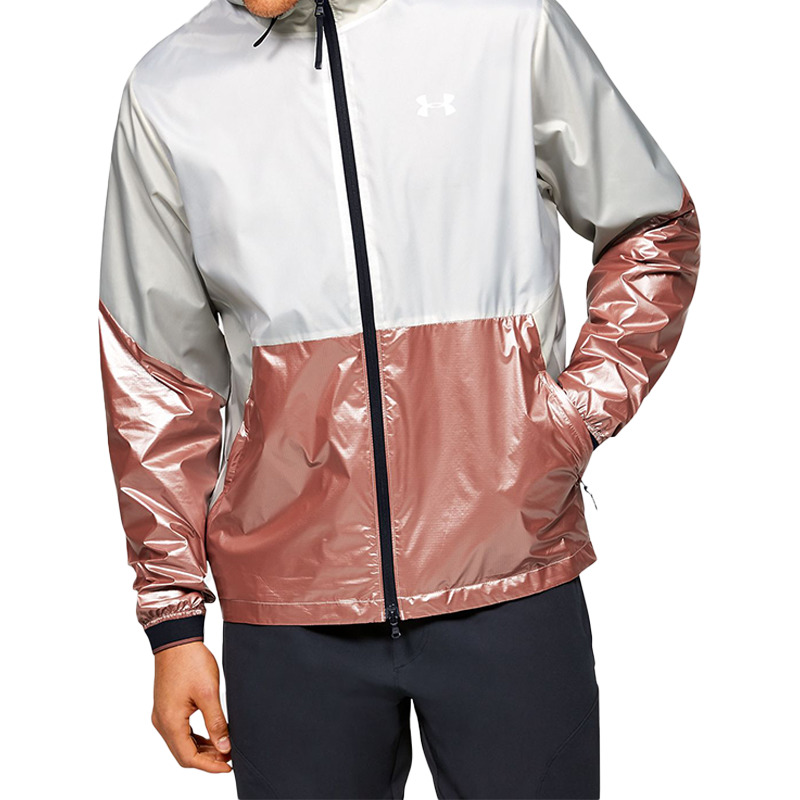 Under Armour Recover Legacy Windbreaker Jacket 'White Rose Gold' 1353370-112 - 4