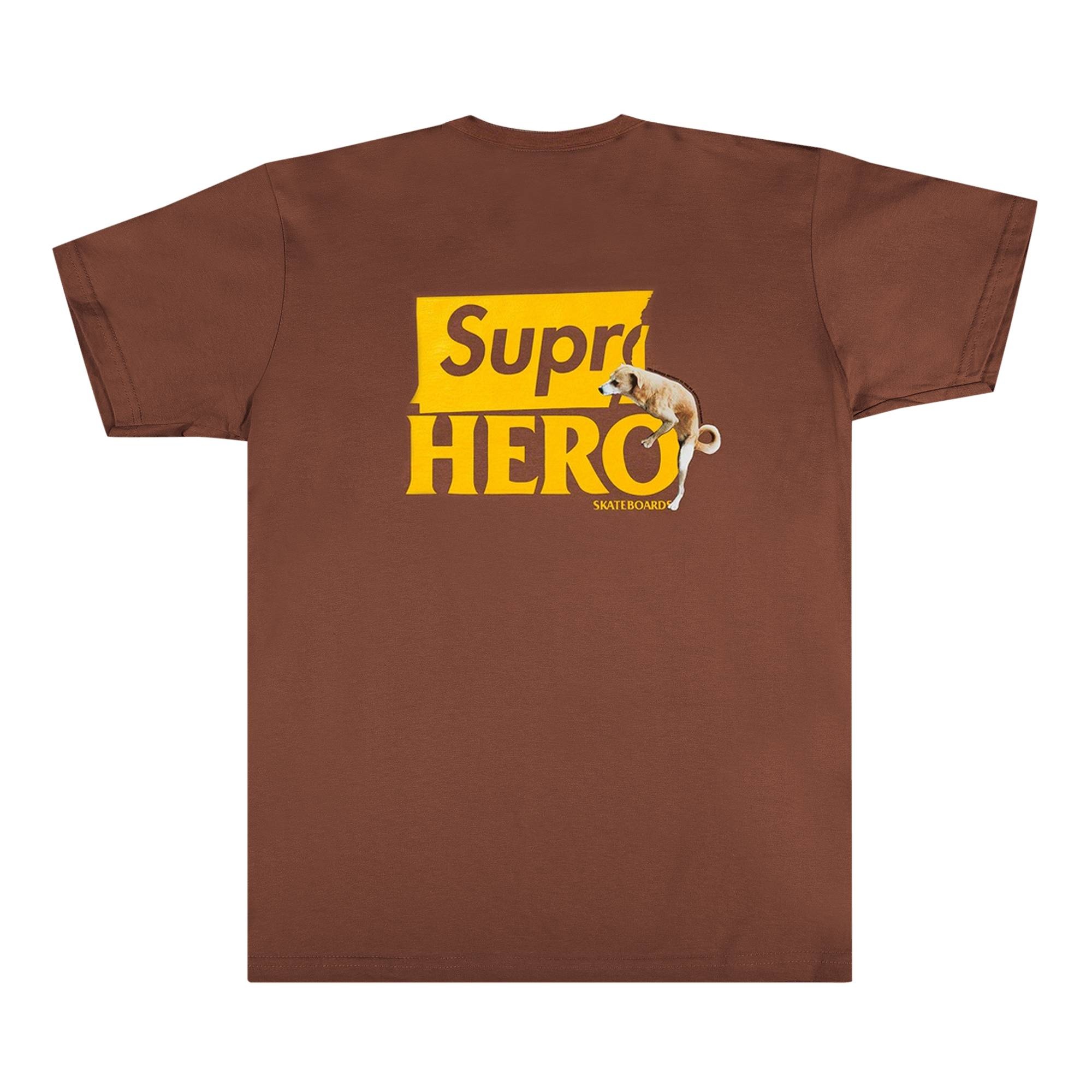 Supreme ANTIHERO DOG TEE XL Brown - Tシャツ/カットソー(半袖/袖なし)