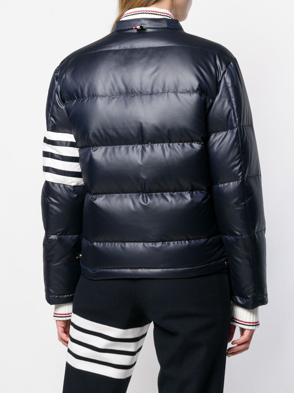 4-Bar padded bomber jacket - 4