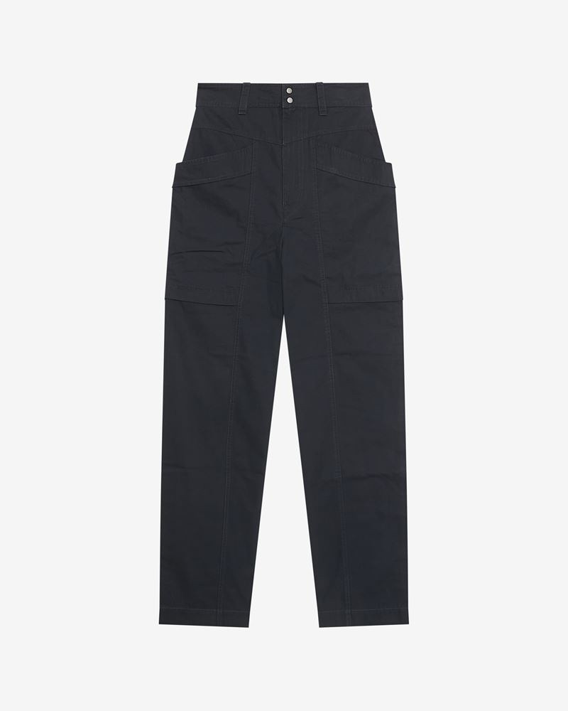 Isabel Marant Étoile RUBY COTTON TROUSERS outlook