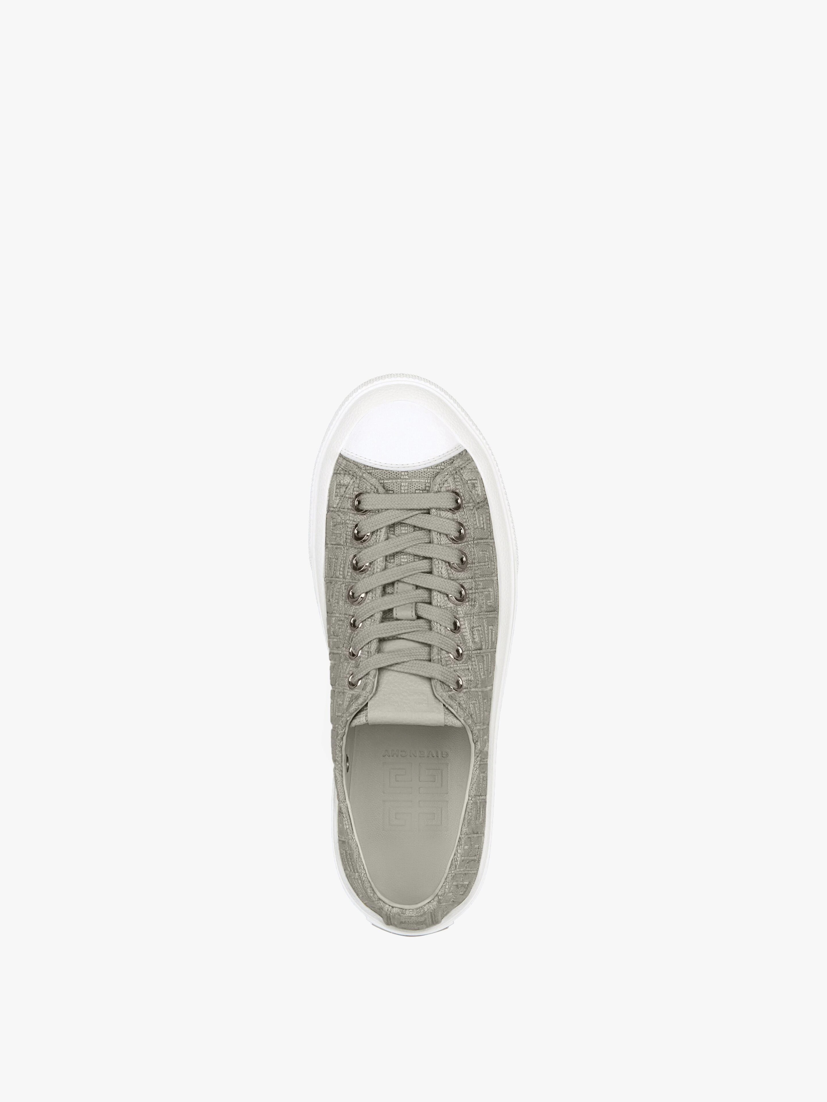 CITY SNEAKERS IN 4G EMBROIDERED CANVAS - 4