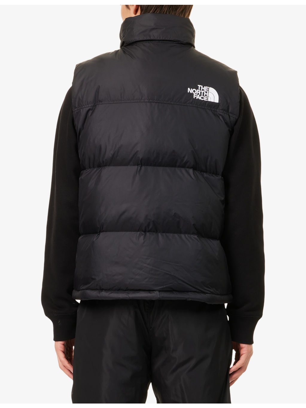 1996 Retro Nuptse High-Neck Shell-Down Vest - 4