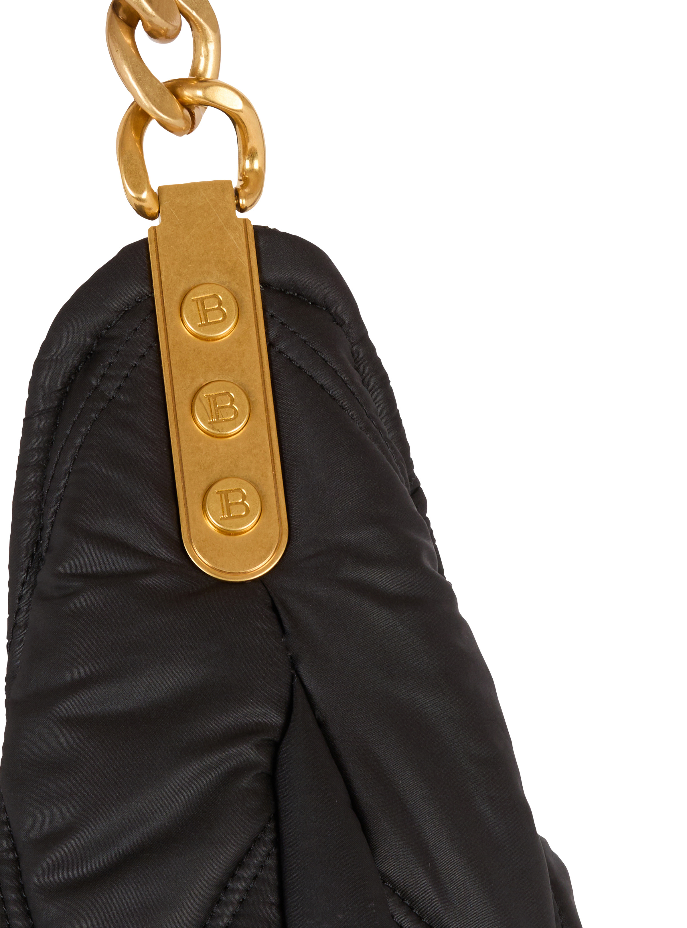 Large 1945 Hobo bag in diamond-quilted nylon - 5