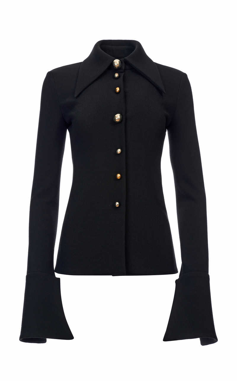Embellished Fitted Shirt black 1