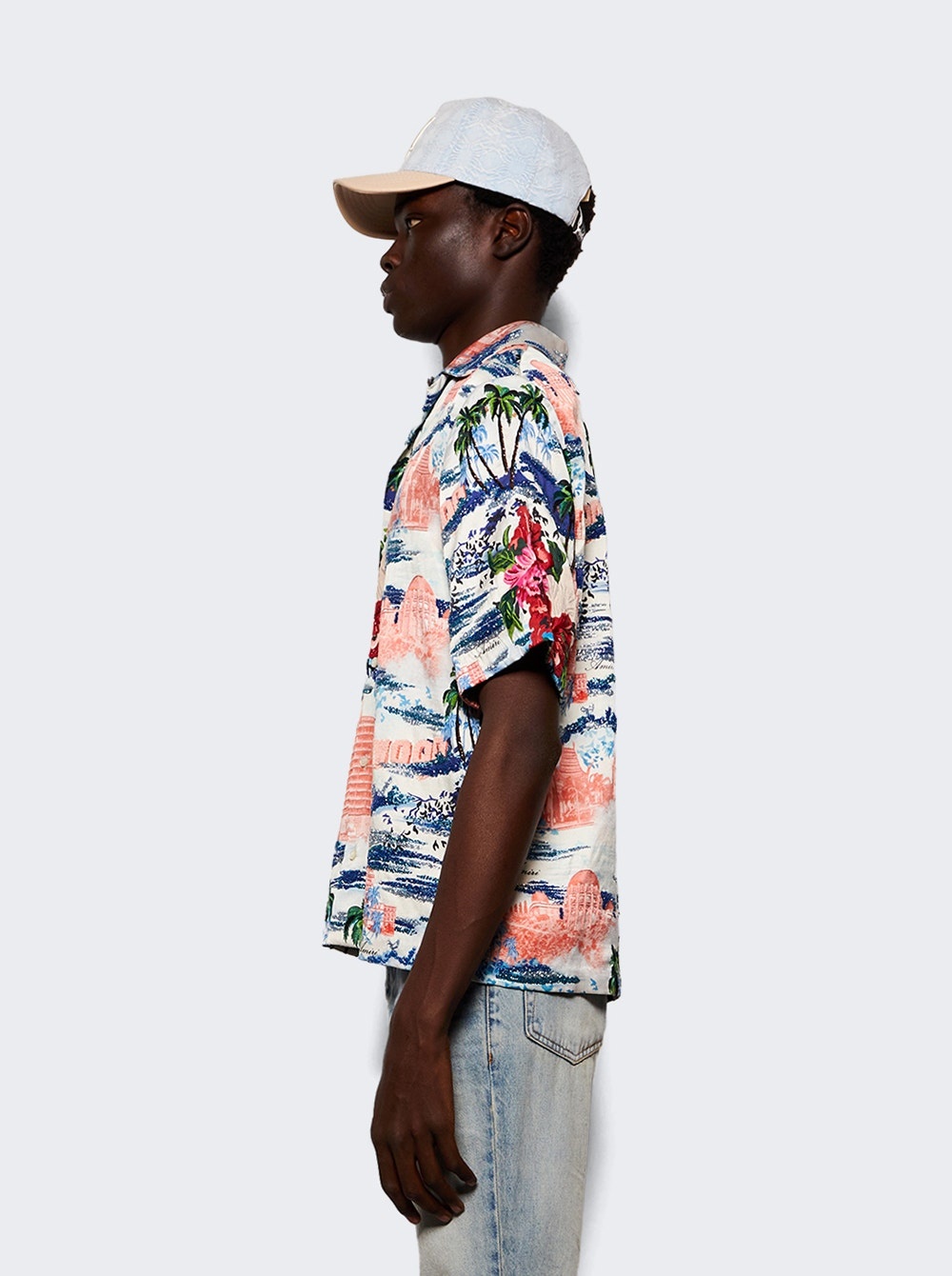 Cityscape Embellished Shirt Multicolor - 3