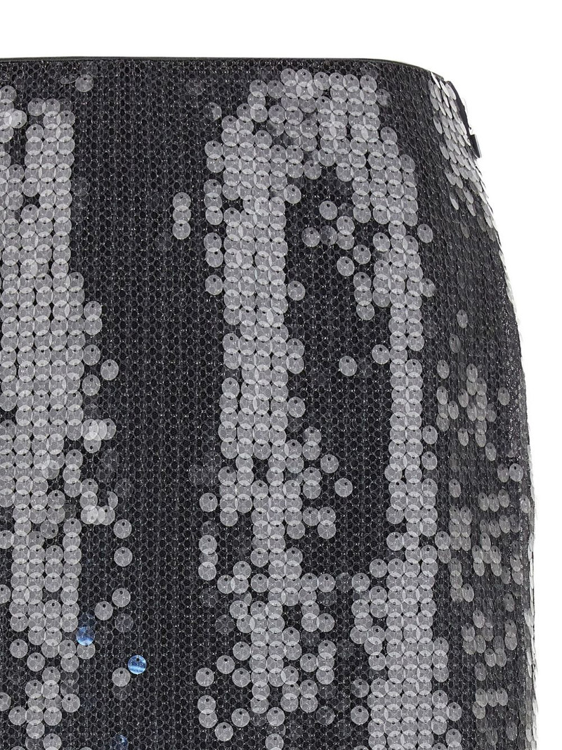 ROTATE sequin midi straight skirt outlook
