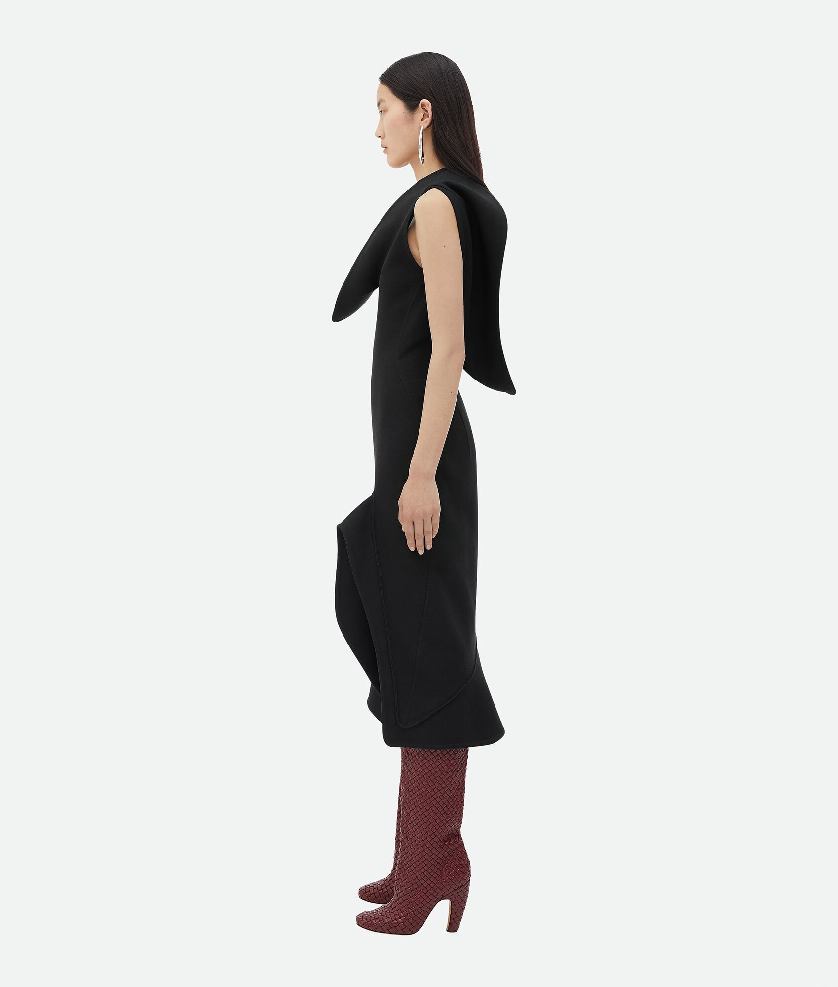 Structured Cotton Midi Dress - 2