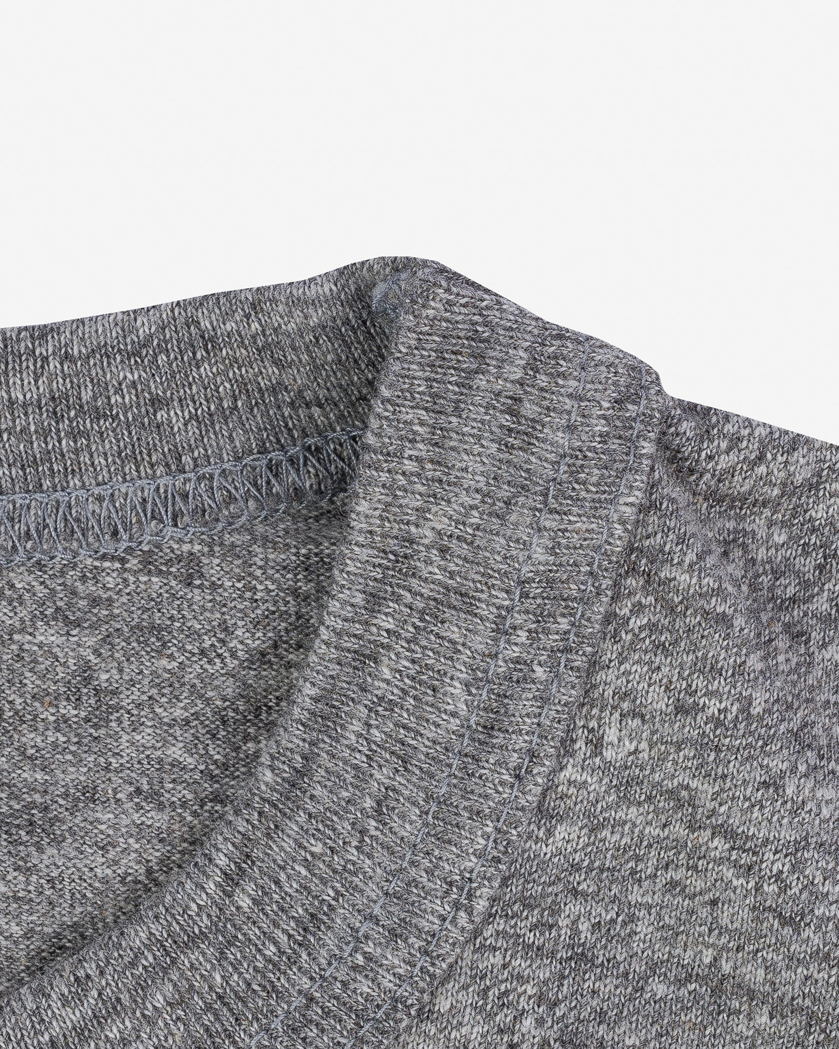 IHT-1610L-LGR 6.5oz Loopwheel Crew Neck T-Shirt with longer body - Light Grey - 7