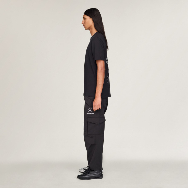 Y-3 MERCEDES LOGO STACK SHORT SLEEVE TEE 4