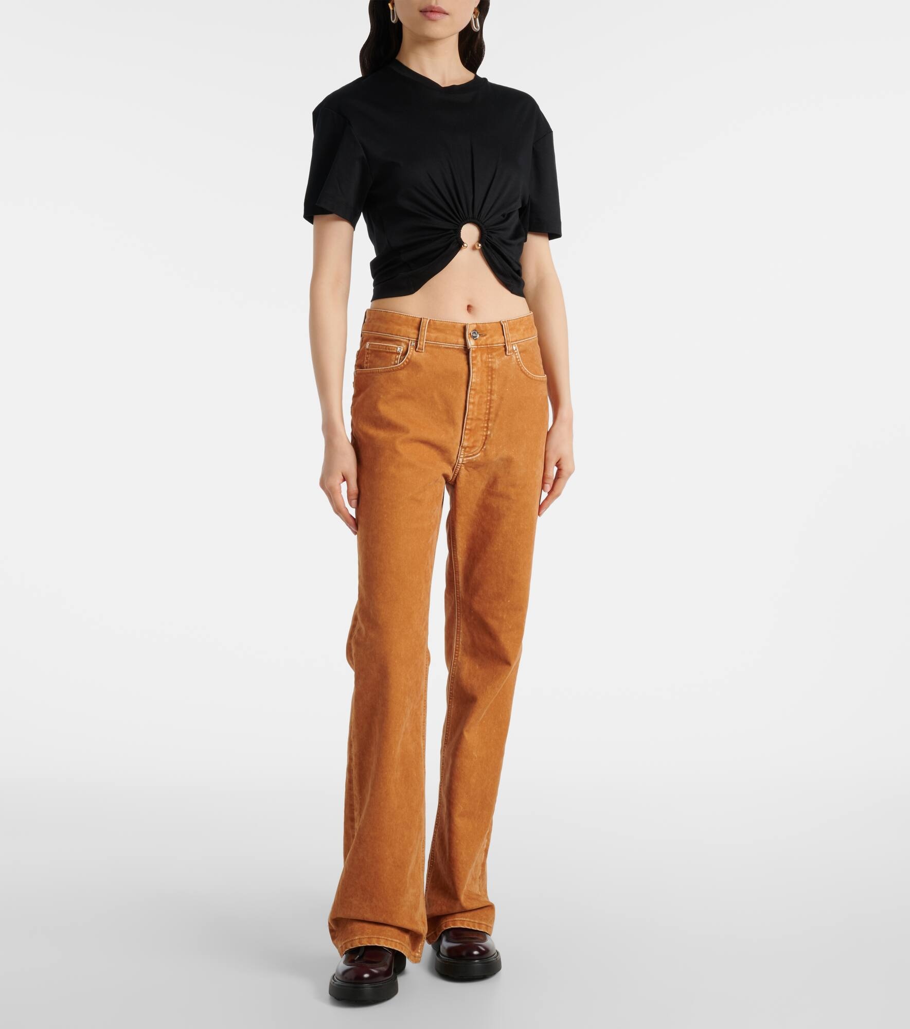 High-rise straight jeans - 7