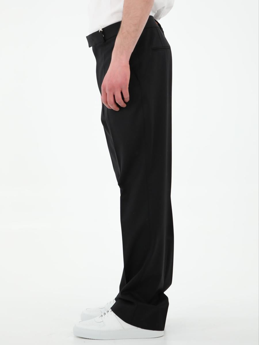 VALENTINO GARAVANI BLACK TAILORED TROUSERS - 3