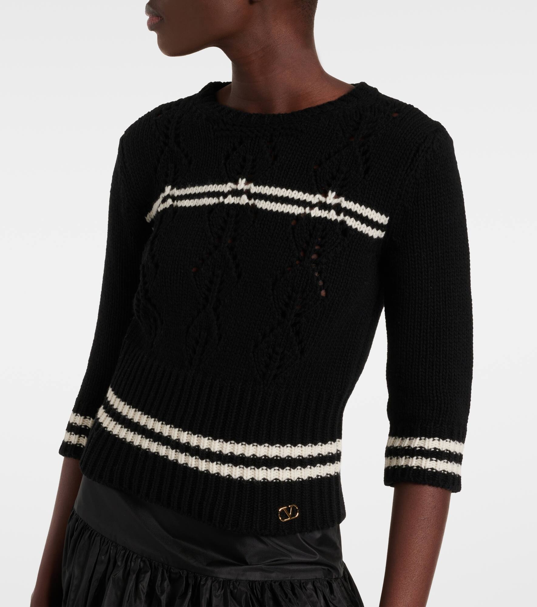 Striped wool sweater - 6