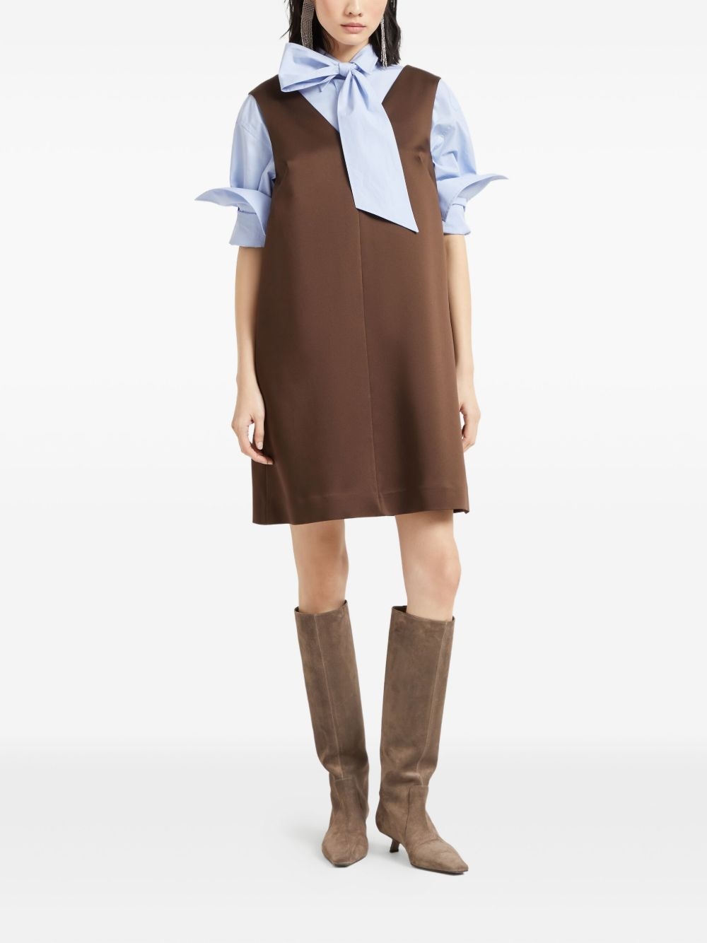 sleeveless mini dress - 2