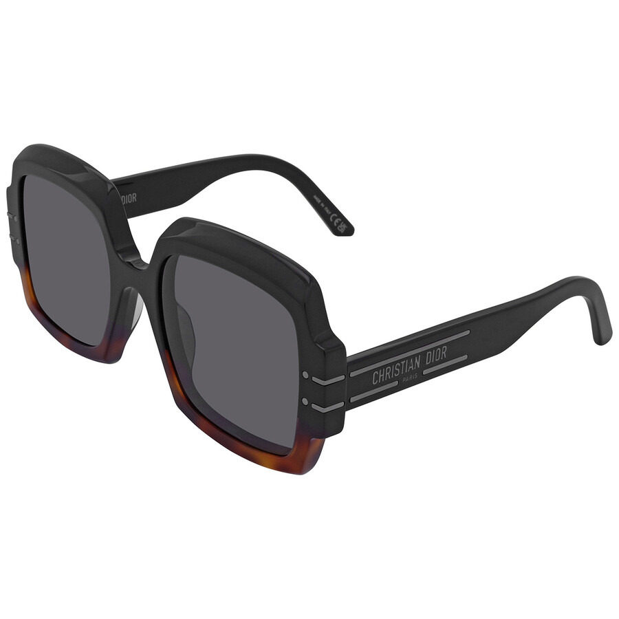 Open Box - Dior DIORSIGNATURE S1U Grey Butterfly Ladies Sunglasses CD40049U 05A 55 - 3