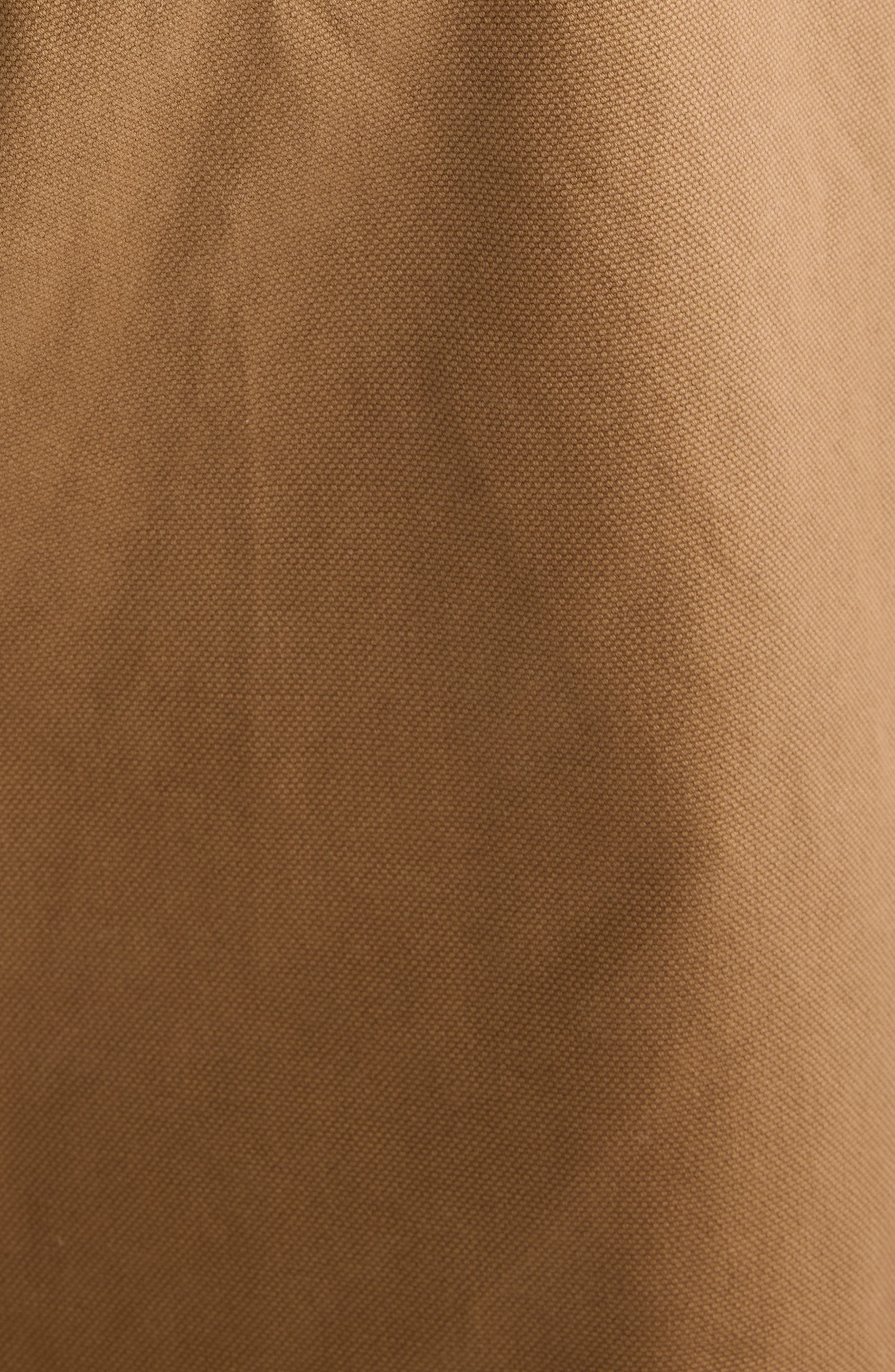 Chloé Garment Dye Organic Cotton Canvas Bermuda Shorts in Mustard Brown at Nordstrom - 7