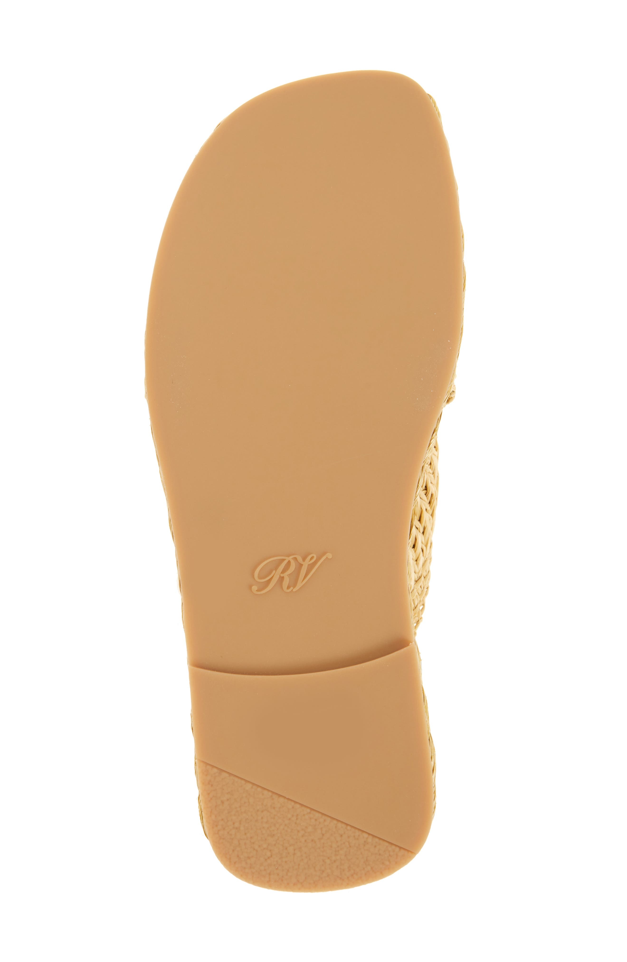 Roger Vivier Espadrille Platform Slide Sandal in Crema Chiaro at Nordstrom - 6