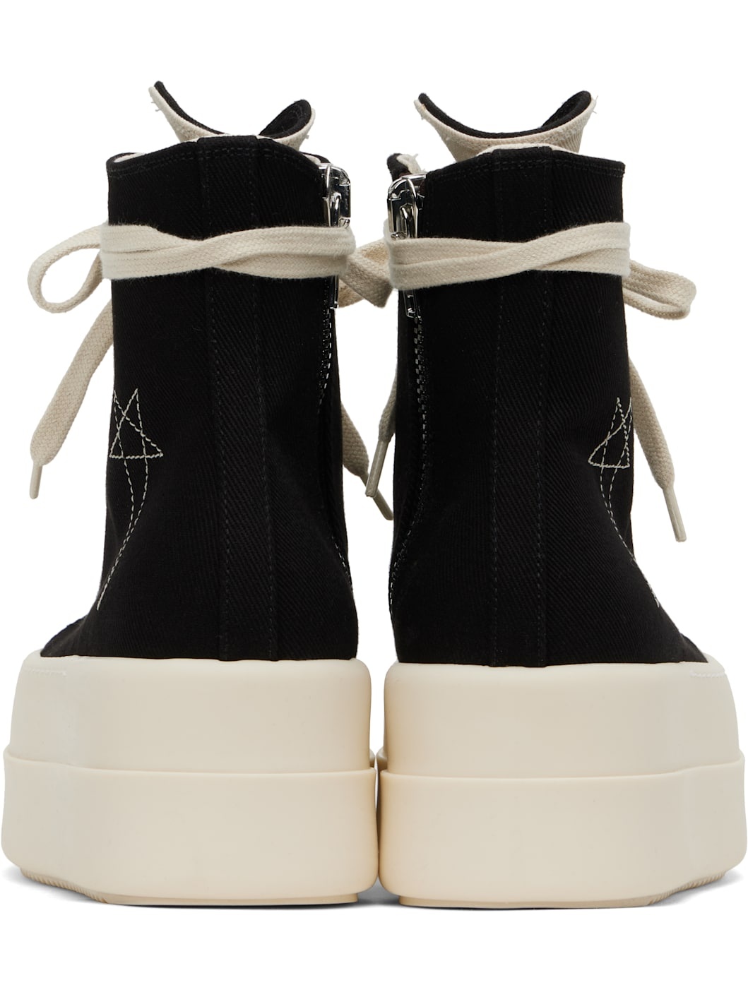 Black Hollywood Double Bumper Sneakers - 2