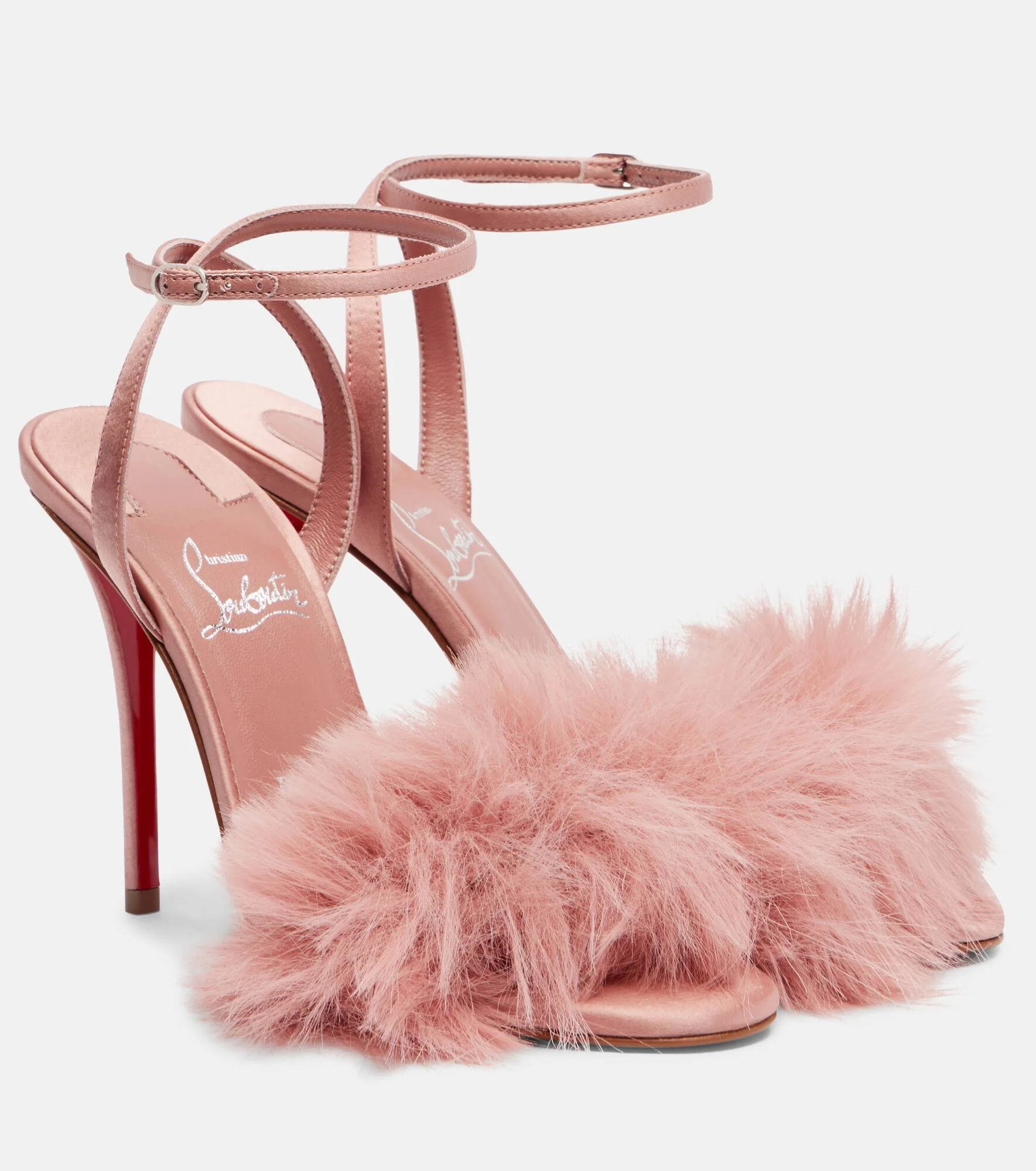 Patchoulina 100 crêpe satin sandals - 1