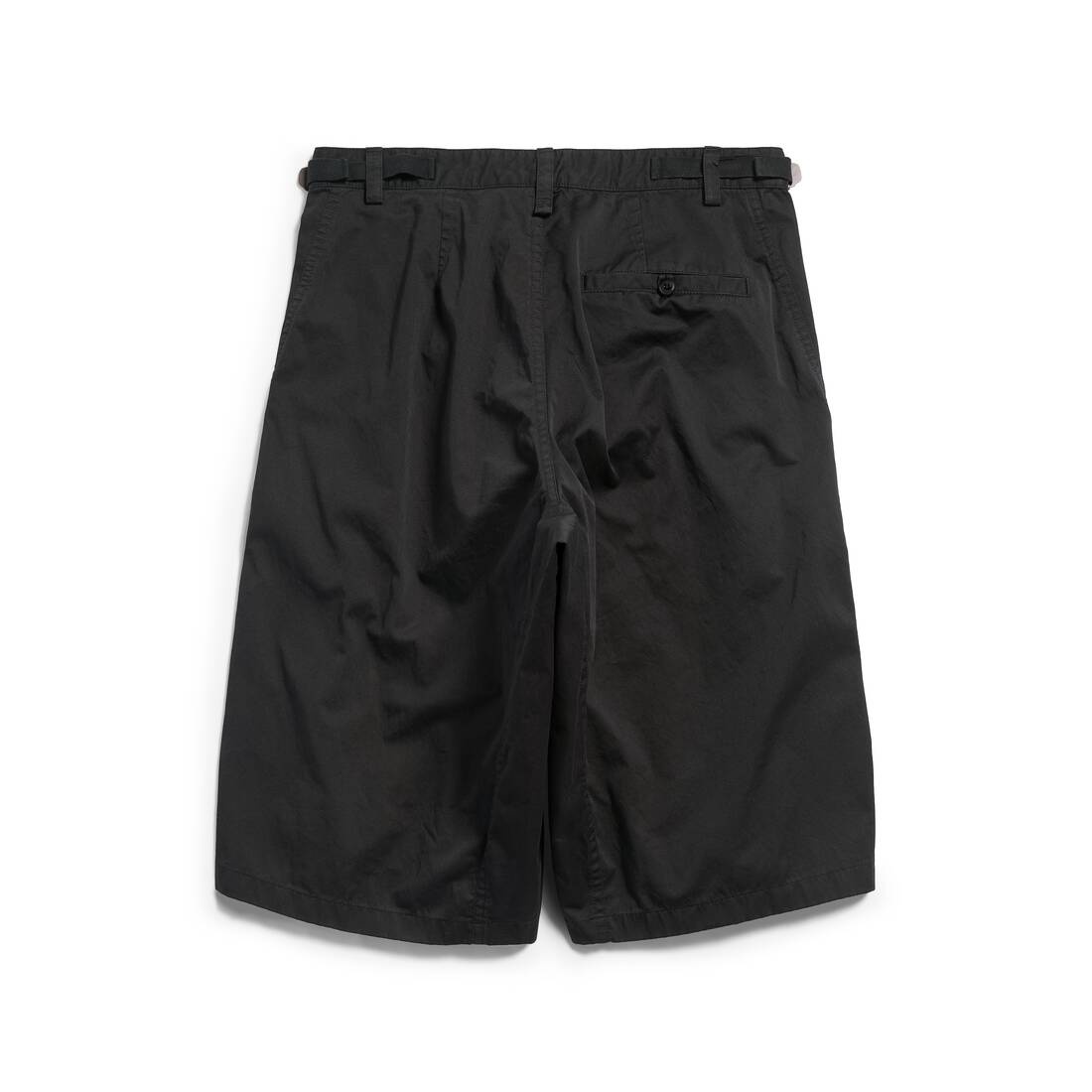 Minimal Cargo Shorts in Black - 6