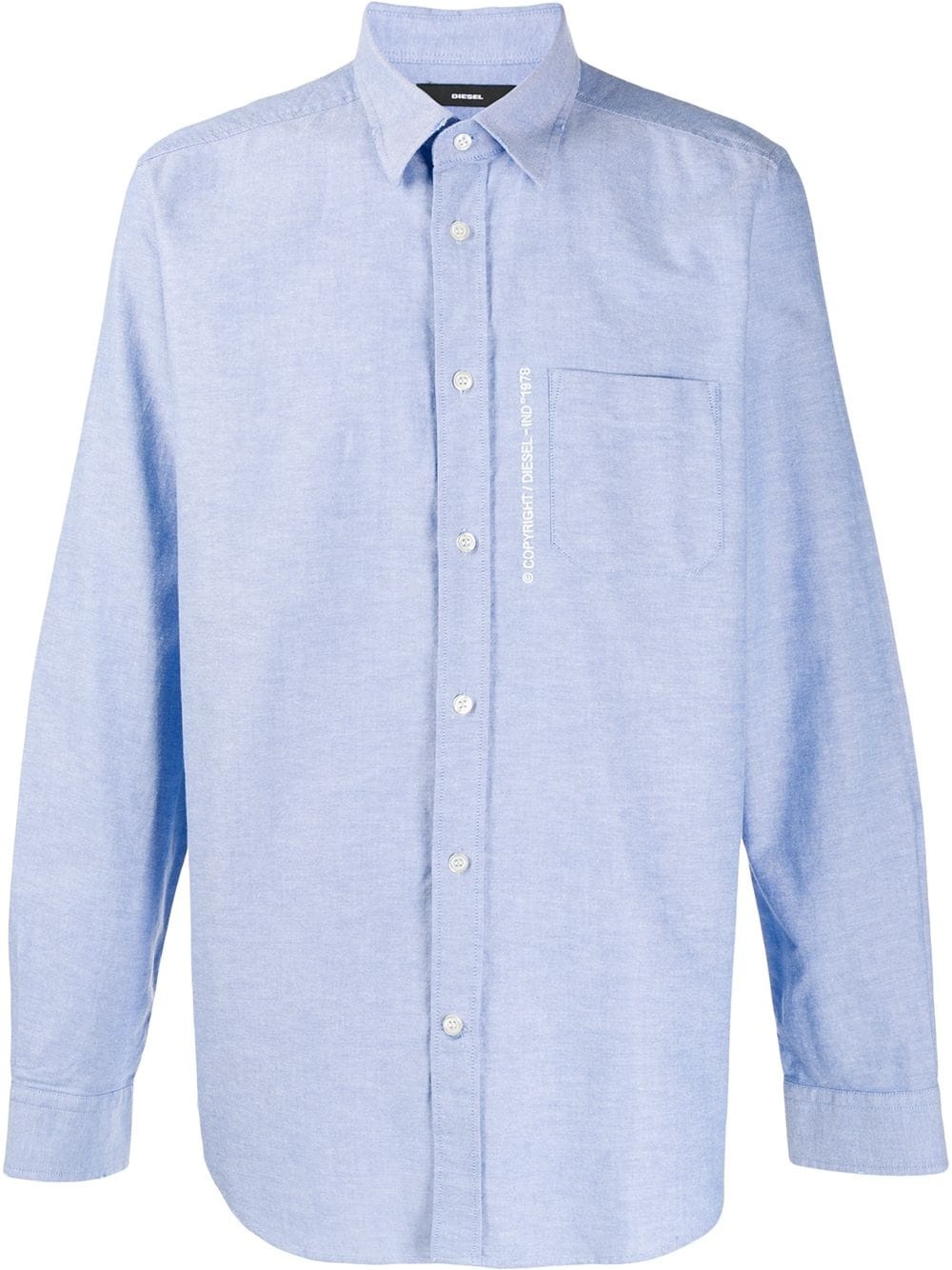 relaxed long sleeved shirt - 1